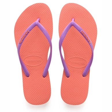 Orange havaianas hot sale slim